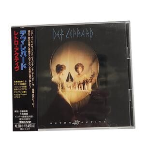Def Leppard Retro Active Japan Made CD Tested Obi Edition 1993 Pre-owned